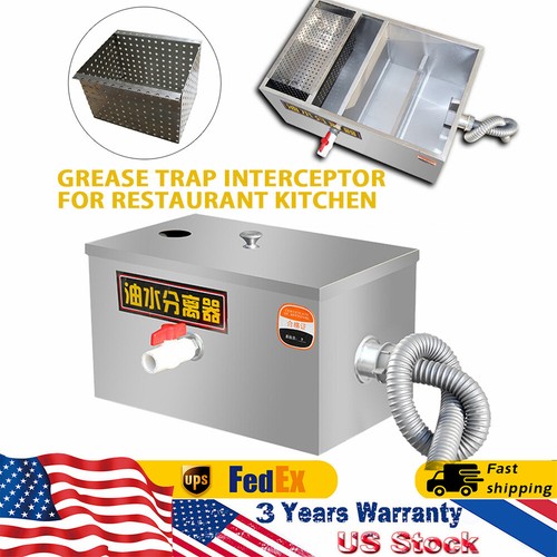 Stainless steel grease trap - grease,